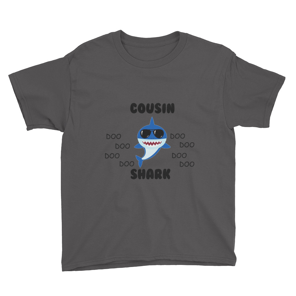 Cousin Shark Baby Shark Youth Short Sleeve T-Shirt – GeoFied